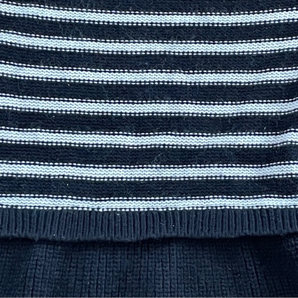 Broome Street Kate Spade Striped Peplum Cashmere Blend Knit Sweater - Sz XS - Picture 9 of 16